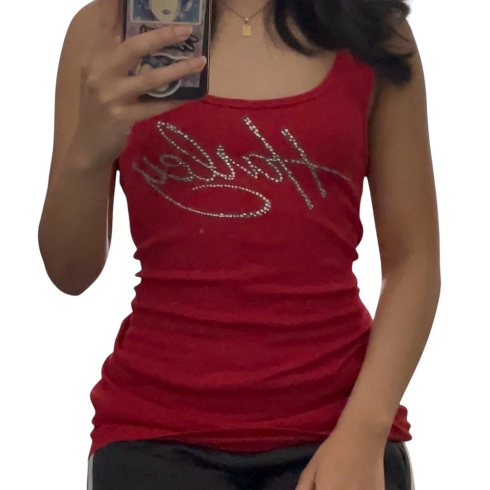 Harley Davidson Red Tank Top